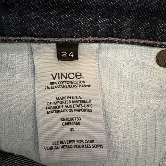 Vince ‘Mason’ Relaxed Rolled Denim Shorts Size 24 - Picture 5 of 8